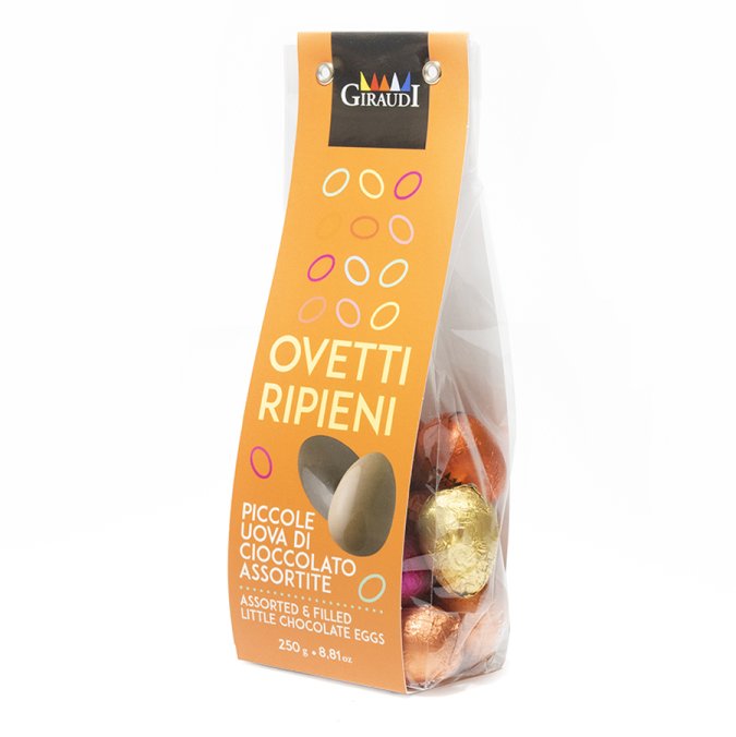 Sacchetto Ovetti ripieni assortiti 250 g